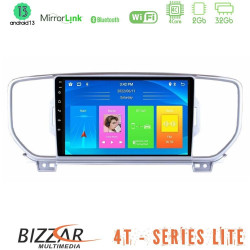 Bizzar 4T Series Kia Sportage 2016-2018 4Core Android13 2+32GB Navigation Multimedia Tablet 9