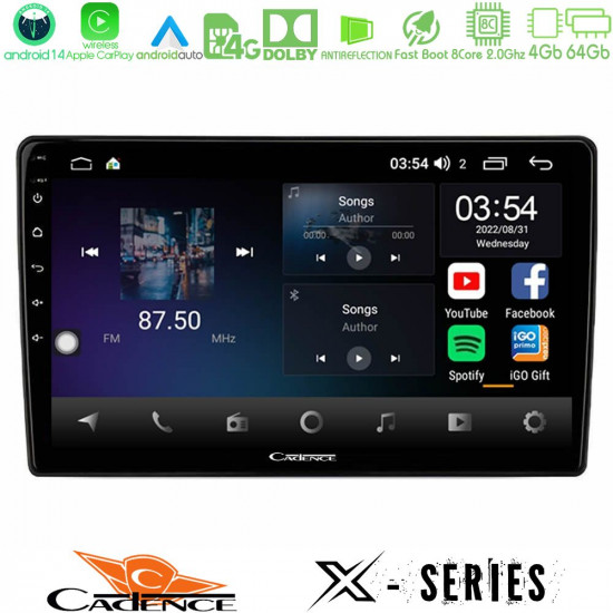 Cadence X Series Kia Ceed 2007 - 2009 8core Android 14 4+64GB Navigation Multimedia Tablet 9 Cadence X Series Kia Ceed 2007 - 2009 8core Android 14 4+64GB Navigation Multimedia Tablet 9