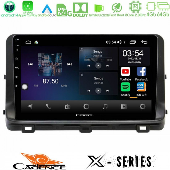 Cadence X Series Kia Ceed 2018-2023 8core Android 14 4+64GB Navigation Multimedia Tablet 9 Cadence X Series Kia Ceed 2018-2023 8core Android 14 4+64GB Navigation Multimedia Tablet 9