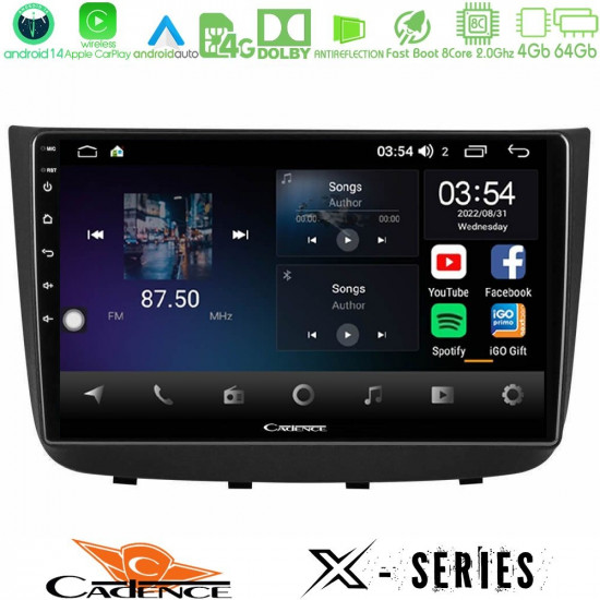 Cadence X Series Mercedes Vito/Viano 2003-2006 8core Android 14 4+64GB Navigation Multimedia Tablet 10 Cadence X Series Mercedes Vito/Viano 2003-2006 8core Android 14 4+64GB Navigation Multimedia Tablet 10