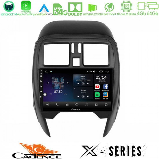 Cadence X Series Nissan Micra 2013-2016 8core Android 14 4+64GB Navigation Multimedia Tablet 9 Cadence X Series Nissan Micra 2013-2016 8core Android 14 4+64GB Navigation Multimedia Tablet 9