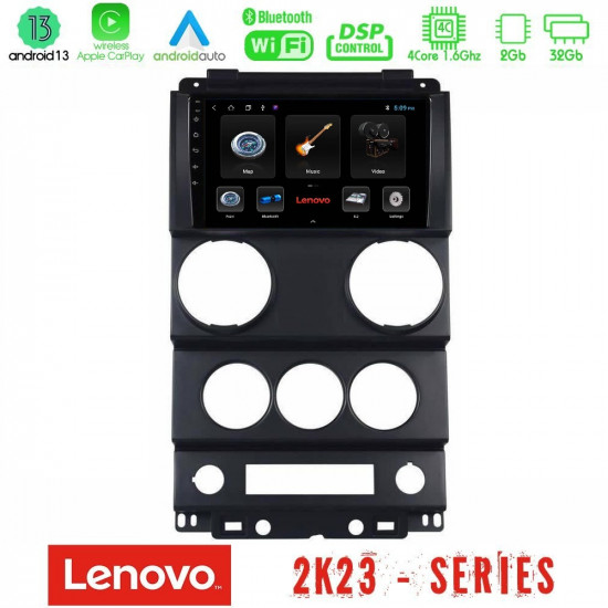 Lenovo Car Pad Jeep Wrangler 2008-2010 4Core Android 13 2+32GB Navigation Multimedia Tablet 9 Lenovo Car Pad Jeep Wrangler 2008-2010 4Core Android 13 2+32GB Navigation Multimedia Tablet 9
