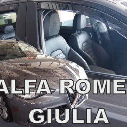 ALFA ROMEO  GIULIA 4D 2016+  ΣΕΤ ΑΝΕΜΟΘΡΑΥΣΤΕΣ ΑΥΤΟΚΙΝΗΤΟΥ ΑΠΟ ΕΥΚΑΜΠΤΟ ΦΙΜΕ ΠΛΑΣΤΙΚΟ HEKO - 4 ΤΕΜ.