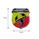 Americat ABARTH ΑΥΤΟΚΟΛΛΗΤΑ 2,5x2,2cm ΣΜΑΛΤΟΥ 2ΤΕΜ.