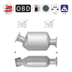 Americat ΦΙΛΤΡΟ DPF ΣΙΛΙΚΟΝΟΥΧΟ ΚΑΡΒΙΔΙΟ SIC BMW 525TD/530D/730D/X5 2.5-3.0TD 24V M57N 2003>2008
