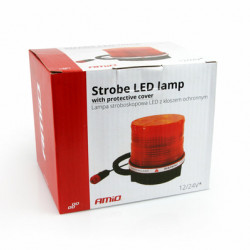 Amio ΦΑΡΟΣ LED 12V - 115 Χ 115mm (ΠΟΡΤΟΚΑΛΙ/ΜΑΓΝΗΤΙΚΗ ΒΑΣΗ)