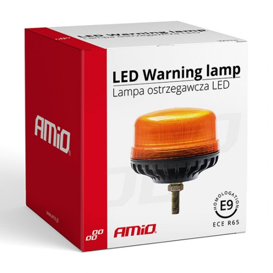 Amio ΦΑΡΟΣ W03SB 12V/24V 36LED ΒΙΔΩΤΟΣ (ΜΟΝΗ ΒΙΔΑ) ΠΟΡΤΟΚΑΛΙ IP56