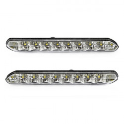 Amio ΦΩΤΑ ΗΜΕΡΑΣ DRL 12/24V 7W 20LED(0,35W ANA LED) 185x20x40mm 2ΤΕΜ