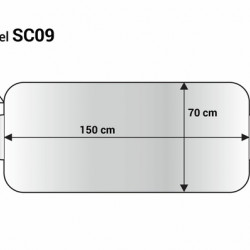 Amio ΗΛΙΟΠΡΟΣΤΑΣΙΑ ΑΥΤΟΚΙΝΗΤΟΥ UNIVERSAL - 150x70cm (ΑΣΗΜΙ - EPE FOAM)