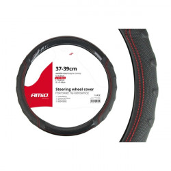 Amio ΚΑΛΥΜΜΑ ΤΙΜΟΝΙΟΥ 37/39CM SWC-21-M ΜΑΥΡΟ/ΚΟΚΚΙΝΗ ΡΑΦΗ