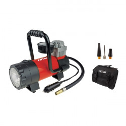 Amio ΚΟΜΠΡΕΣΕΡ ΑΕΡΑ ΕΛΑΣΤΙΚΩΝ ΜΕΤΑΛΛΙΚΟΣ ACOMP-06 12V 100psi 7bar 28l/min ΜΕ ΦΙΣ ΑΝΑΠΤΗΡΑ - ΚΑΛΩΔΙΟ 300cm - ΦΑΚΟ LED