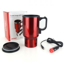 Amio ΚΟΥΠΑ ΝΕΡΟΥ 450ml 12V ΜΕΓ.ΘΕΡΜΟΚΡΑΣΙΑ 60C ΜΕ ΚΑΛΩΔΙΟ ΑΝΑΠΤΗΡΑ 1,2m