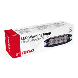 Amio ΣΤΡΟΜΠΟ 12/24V 10x3x0,9cm ΠΟΡΤΟΚΑΛΙ 4LED 12W (4x3W) R65 R10 IP68