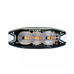 Amio ΣΤΡΟΜΠΟ 12/24V 8x3x0,9cm ΠΟΡΤΟΚΑΛΙ 3LED 9W (3x3W) R65 R10
