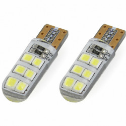 Amio T10 ΛΑΜΠΑΚΙ STANDARD SILCA 12V - 1,5W - 5600K - 12LED (ΛΕΥΚΟ/ΨΥΧΡΟ) - 2 ΤΕΜ. Amio T10 ΛΑΜΠΑΚΙ STANDARD SILCA 12V - 1,5W - 5600K - 12LED (ΛΕΥΚΟ/ΨΥΧΡΟ) - 2 ΤΕΜ.