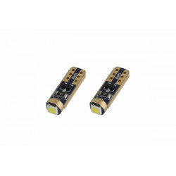 Amio T5 ΛΑΜΠΑΚΙ STANDARD 12V - 0,5W - 5600K - 1 LED (ΛΕΥΚΟ/ΨΥΧΡΟ) - 2 ΤΕΜ.