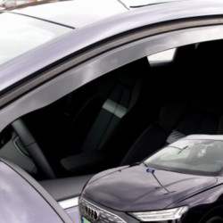 AUDI Q4 E-TRON 5D 2021+  -  ΑΝΕΜΟΘΡΑΥΣΤΕΣ ΑΥΤΟΚΙΝΗΤΟΥ ΑΠΟ ΕΥΚΑΜΠΤΟ ΦΙΜΕ ΠΛΑΣΤΙΚΟ HEKO - 2 ΤΕΜ.