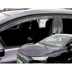 AUDI Q4 E-TRON 5D 2021+ -  ΣΕΤ ΑΝΕΜΟΘΡΑΥΣΤΕΣ ΑΥΤΟΚΙΝΗΤΟΥ ΑΠΟ ΕΥΚΑΜΠΤΟ ΦΙΜΕ ΠΛΑΣΤΙΚΟ HEKO - 4 ΤΕΜ.