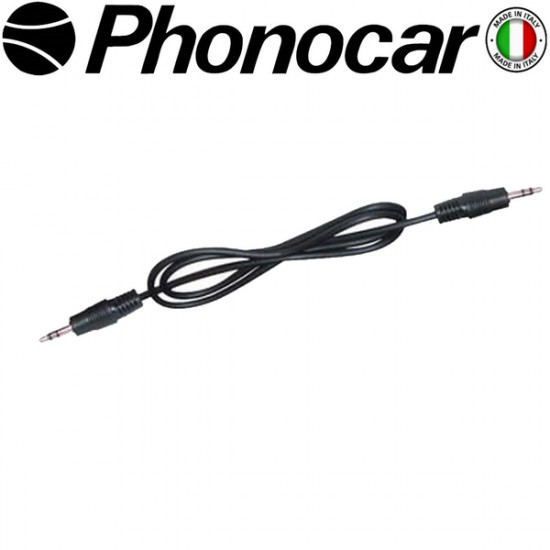 AUDIO ΠΡΟΕΚΤΑΣΗ 1 mt  Jack 3,5 -> Jack 3,5 04.147 PHONOCAR