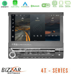 Bizzar 1Din Deckless 4T Series 4Core Android 13 2+32GB Navigation Multimedia 7 (Αναδιπλούμενο) Bizzar 1Din Deckless 4T Series 4Core Android 13 2+32GB Navigation Multimedia 7 (Αναδιπλούμενο)