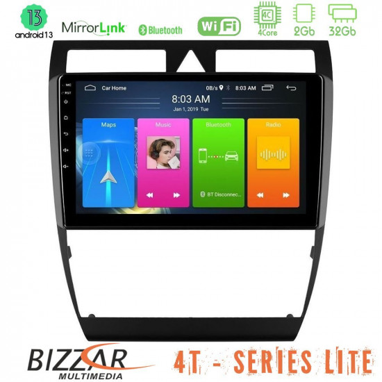 Bizzar 4T Series Audi A6 (C5) 1997-2004 4Core Android13 2+32GB Navigation Multimedia Tablet 9 Bizzar 4T Series Audi A6 (C5) 1997-2004 4Core Android13 2+32GB Navigation Multimedia Tablet 9