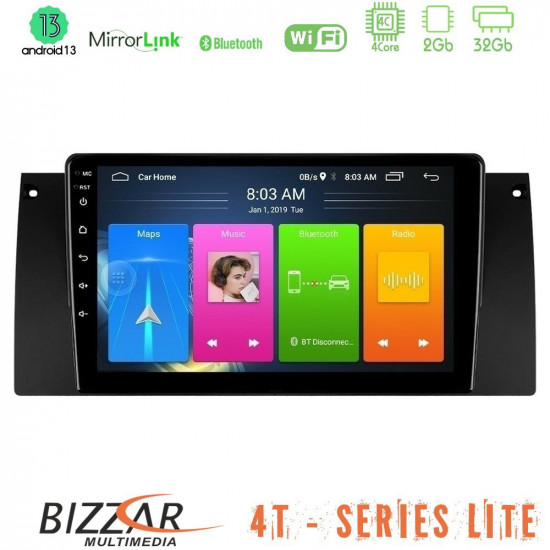 Bizzar 4T Series BMW 5 Series (E39) / X5 (E53) 4Core Android13 2+32GB Navigation Multimedia Tablet 9 Bizzar 4T Series BMW 5 Series (E39) / X5 (E53) 4Core Android13 2+32GB Navigation Multimedia Tablet 9