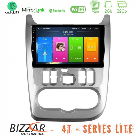 Bizzar 4T Series Dacia Duster/Sandero/Logan 4Core Android13 2+32GB Navigation Multimedia Tablet 9 Bizzar 4T Series Dacia Duster/Sandero/Logan 4Core Android13 2+32GB Navigation Multimedia Tablet 9