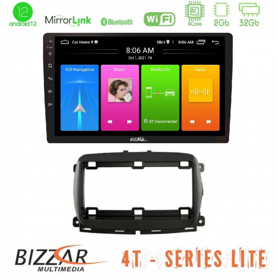 Bizzar 4T Series Fiat 500 2016-gt; 4Core Android13 2+32GB Navigation Multimedia Tablet 9 Bizzar 4T Series Fiat 500 2016-gt; 4Core Android13 2+32GB Navigation Multimedia Tablet 9