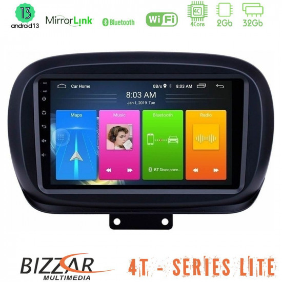 Bizzar 4T Series Fiat 500X 4Core Android13 2+32GB Navigation Multimedia Tablet 9 Bizzar 4T Series Fiat 500X 4Core Android13 2+32GB Navigation Multimedia Tablet 9