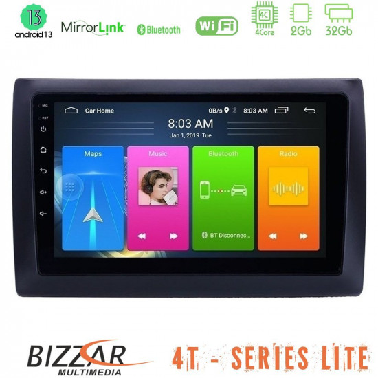 Bizzar 4T Series Fiat Stilo 4Core Android13 2+32GB Navigation Multimedia Tablet 9 Bizzar 4T Series Fiat Stilo 4Core Android13 2+32GB Navigation Multimedia Tablet 9