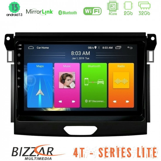 Bizzar 4T Series Ford Ranger 2017-2022 4Core Android13 2+32GB Navigation Multimedia Tablet 9 Bizzar 4T Series Ford Ranger 2017-2022 4Core Android13 2+32GB Navigation Multimedia Tablet 9