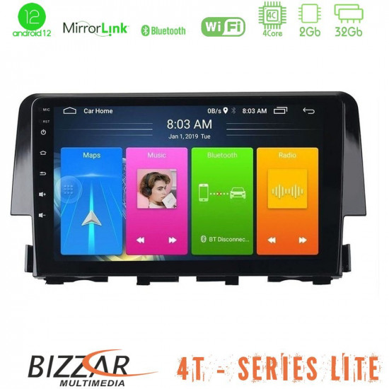 Bizzar 4T Series Honda Civic 2016-2020 4Core Android13 2+32GB Navigation Multimedia Tablet 9 Bizzar 4T Series Honda Civic 2016-2020 4Core Android13 2+32GB Navigation Multimedia Tablet 9