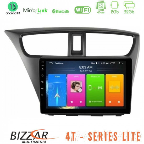 Bizzar 4T Series Honda Civic Hatchback 2012-2015 4Core Android13 2+32GB Navigation Multimedia Tablet 9 Bizzar 4T Series Honda Civic Hatchback 2012-2015 4Core Android13 2+32GB Navigation Multimedia Tablet 9