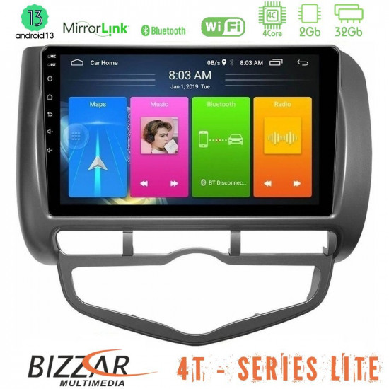 Bizzar 4T Series Honda Jazz 2002-2008 (Auto A/C) 4Core Android13 2+32GB Navigation Multimedia Tablet 9 Bizzar 4T Series Honda Jazz 2002-2008 (Auto A/C) 4Core Android13 2+32GB Navigation Multimedia Tablet 9