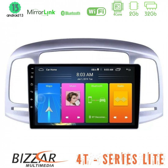 Bizzar 4T Series Hyundai Accent 2006-2011 4Core Android13 2+32GB Navigation Multimedia Tablet 9 Bizzar 4T Series Hyundai Accent 2006-2011 4Core Android13 2+32GB Navigation Multimedia Tablet 9
