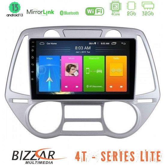 Bizzar 4T Series Hyundai i20 2009-2012 Auto A/C 4Core Android13 2+32GB Navigation Multimedia Tablet 9 Bizzar 4T Series Hyundai i20 2009-2012 Auto A/C 4Core Android13 2+32GB Navigation Multimedia Tablet 9