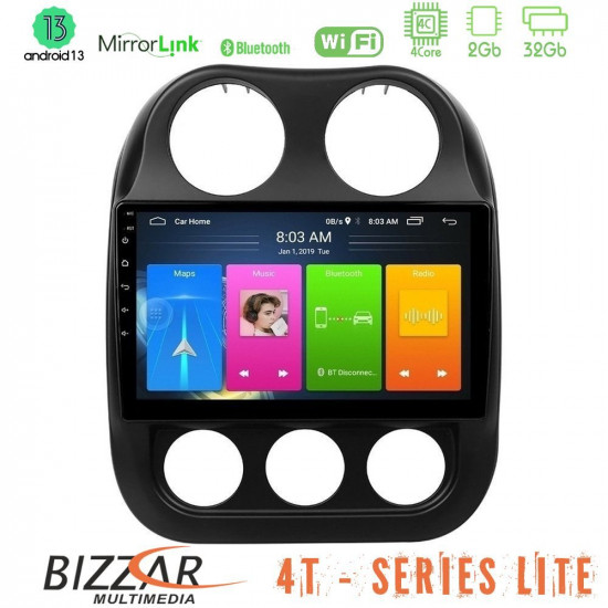 Bizzar 4T Series Jeep Compass 2010-2016 4Core Android13 2+32GB Navigation Multimedia Tablet 10 Bizzar 4T Series Jeep Compass 2010-2016 4Core Android13 2+32GB Navigation Multimedia Tablet 10
