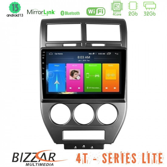 Bizzar 4T Series Jeep Compass/Patriot 2007-2009 4Core Android13 2+32GB Navigation Multimedia Tablet 10 Bizzar 4T Series Jeep Compass/Patriot 2007-2009 4Core Android13 2+32GB Navigation Multimedia Tablet 10