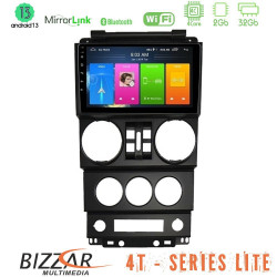 Bizzar 4T Series Jeep Wrangler 2008-2010 4Core Android13 2+32GB Navigation Multimedia Tablet 9 Bizzar 4T Series Jeep Wrangler 2008-2010 4Core Android13 2+32GB Navigation Multimedia Tablet 9