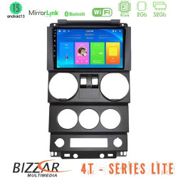 Bizzar 4T Series Jeep Wrangler 2Door 2008-2010 4Core Android13 2+32GB Navigation Multimedia Tablet 9 Bizzar 4T Series Jeep Wrangler 2Door 2008-2010 4Core Android13 2+32GB Navigation Multimedia Tablet 9