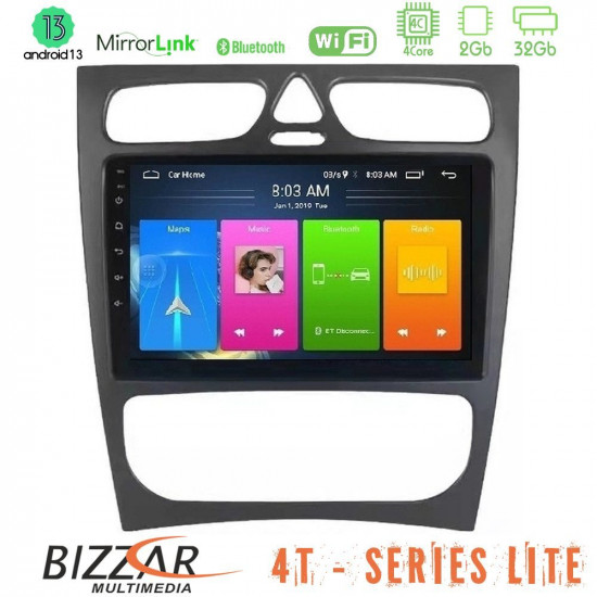 Bizzar 4T Series Mercedes C Class (W203) 4Core Android13 2+32GB Navigation Multimedia Tablet 9 Bizzar 4T Series Mercedes C Class (W203) 4Core Android13 2+32GB Navigation Multimedia Tablet 9