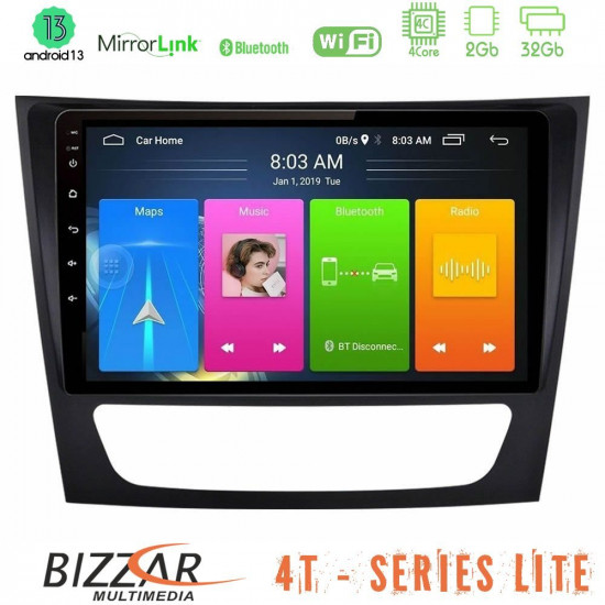 Bizzar 4T Series Mercedes E Class / CLS Class 4Core Android13 2+32GB Navigation Multimedia Tablet 9 Bizzar 4T Series Mercedes E Class / CLS Class 4Core Android13 2+32GB Navigation Multimedia Tablet 9