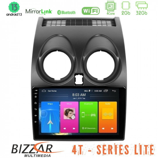 Bizzar 4T Series Nissan Qashqai J10 4Core Android13 2+32GB Navigation Multimedia Tablet 9 Bizzar 4T Series Nissan Qashqai J10 4Core Android13 2+32GB Navigation Multimedia Tablet 9