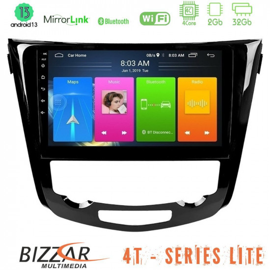 Bizzar 4T Series Nissan Qashqai J11 (AUTO A/C) 4Core Android13 2+32GB Navigation Multimedia Tablet 10 Bizzar 4T Series Nissan Qashqai J11 (AUTO A/C) 4Core Android13 2+32GB Navigation Multimedia Tablet 10