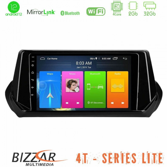 Bizzar 4T Series Peugeot 208 2019-2023 4Core Android13 2+32GB Navigation Multimedia Tablet 9 Bizzar 4T Series Peugeot 208 2019-2023 4Core Android13 2+32GB Navigation Multimedia Tablet 9