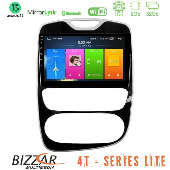 Bizzar 4T Series Renault Clio 2016-2019 4Core Android13 2+32GB Navigation Multimedia Tablet 10 Bizzar 4T Series Renault Clio 2016-2019 4Core Android13 2+32GB Navigation Multimedia Tablet 10