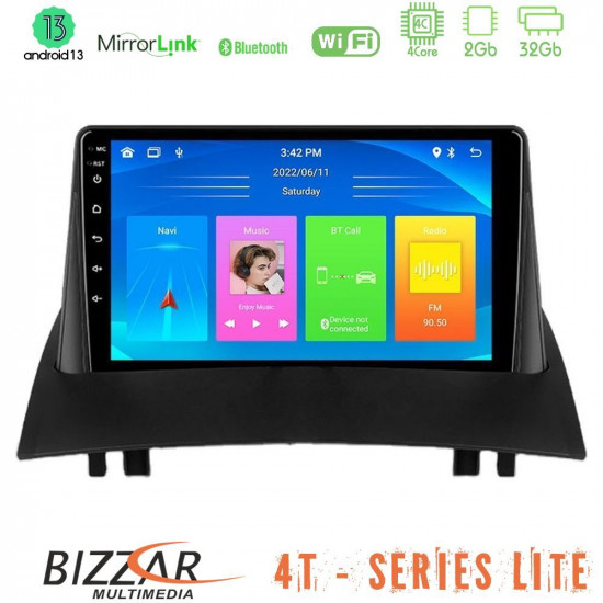 Bizzar 4T Series Renault Megane 2 2002-2008 4Core Android13 2+32GB Navigation Multimedia Tablet 9 Bizzar 4T Series Renault Megane 2 2002-2008 4Core Android13 2+32GB Navigation Multimedia Tablet 9