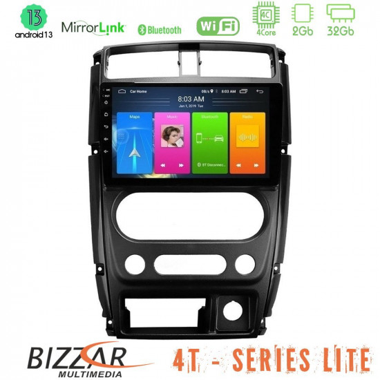 Bizzar 4T Series Suzuki Jimny 2007-2017 4Core Android13 2+32GB Navigation Multimedia Tablet 9 Bizzar 4T Series Suzuki Jimny 2007-2017 4Core Android13 2+32GB Navigation Multimedia Tablet 9