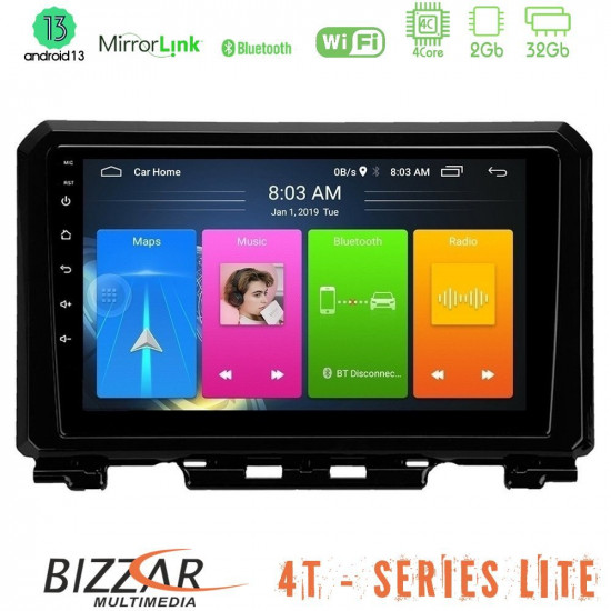 Bizzar 4T Series Suzuki Jimny 2018-2022 4Core Android13 2+32GB Navigation Multimedia Tablet 9 Bizzar 4T Series Suzuki Jimny 2018-2022 4Core Android13 2+32GB Navigation Multimedia Tablet 9
