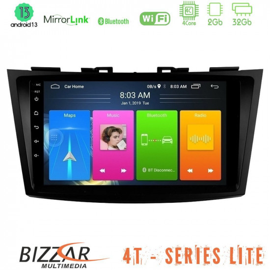 Bizzar 4T Series Suzuki Swift 2011-2016 4Core Android13 2+32GB Navigation Multimedia Tablet 9 Bizzar 4T Series Suzuki Swift 2011-2016 4Core Android13 2+32GB Navigation Multimedia Tablet 9